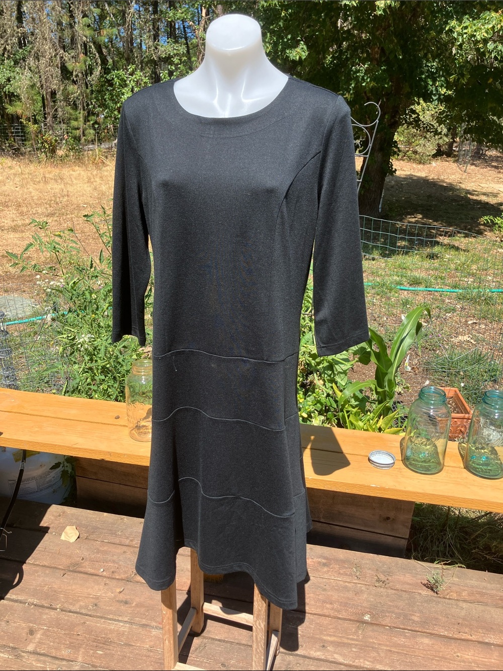 Chadwick’s of Boston size 14 classic black shift dress